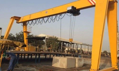 Ground Rail Single Girder Gantry Crane