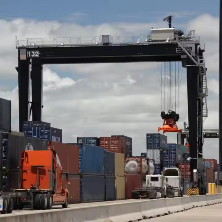 Mobil resande gummidäck Gantry Crane