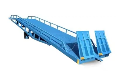Containerramp för gaffeltruck