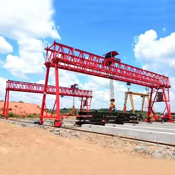 Trussed portalkran